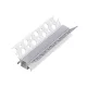 ALUMINIUM PROFILE RECESSED IN PLASTERBOARD INTERNAL CORNER DP61 2M
