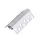 ALUMINIUM PROFILE RECESSED IN PLASTERBOARD EXTERNAL CORNER DP62 2M