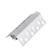ALUMINIUM PROFILE RECESSED IN PLASTERBOARD EXTERNAL CORNER DP62 2M