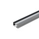 EL-72BCR PROFILE FOR GLASS SHELVES 2.5M, BLACK
