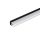 EL-72HCR PROFILE FOR GLASS SHELVES 2.5M, BLACK