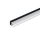 EL-72HCR PROFILE FOR GLASS SHELVES 2.5M, BLACK
