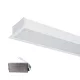 LED PROFILE RECESSED MOUNTING S77 24W 4000K 600MM WHITE+EMERGENCY KIT
