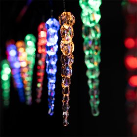CHRISTMAS ICICLE LIGHTS 10PCS RGB 2XАА IP44