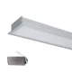 HIGH POWER LED PROFILE RECESSED MOUNTING S48 20W 4000K GREY+EMERGENCY KIT