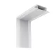INTERIOR CORNER ELEMENT S48 LED PROFILE WHITE RECESSED 