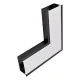 L-CORNER ELEMENT S48 LED PROFILE WHITE RECESSED 