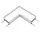 L-CONNECTOR FOR ELMARK PROFILE RECESSED 3000K WHITE