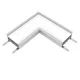 L-CONNECTOR FOR ELMARK PROFILE RECESSED 3000K WHITE