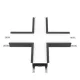 X-CONNECTOR FOR ELMARK PROFILE RECESSED 3000K BLACK