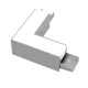 L-CONNECTOR FOR ELMARK PROFILE SURFACE 3000K WHITE