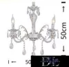 UNIVERSO Chandelier 3 arms 3xE14 Max.40W D50x50cm white/gold