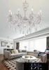 UNIVERSO Chandelier 8 arms 8xE14 Max.40W D68x68cm white/gold