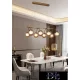 UNIVERSO Pendant light 8xG9 IP20 740x1200mm gold