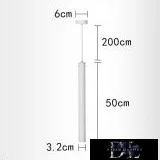 UNIVERSO pendant light 3w 3000k 300lm 32x500mm IP20 white