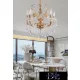 UNIVERSO Chandelier 5 arms 5xE14 Max.40W D65x58cm gold