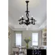 UNIVERSO Chandelier 5 arms 5xE14 Max.40W D60x110cm black