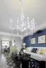 UNIVERSO Chandelier 8 arms 8xE14 Max.40W D69x110cm white