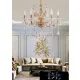 UNIVERSO Chandelier 6 arms 6xE14 Max.40W D65x58cm gold