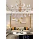 UNIVERSO Chandelier 8 arms 8xE14 Max.40W D71x58cm gold