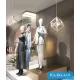 UNIVERSO Pendant lamp 1xE27 Max.60w IP20 White D160x1230mm