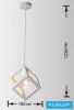 UNIVERSO Pendant lamp 1xE27 Max.60w IP20 White D160x1230mm