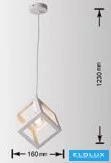 UNIVERSO Pendant lamp 1xE27 Max.60w IP20 White D160x1230mm