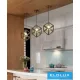 UNIVERSO Pendant lamp 1xE27 Max.60w IP20 Black D160x1230mm
