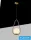 UNIVERSO Pendant light 1xG9 max.10w D210x400x1200mm IP20 Old gold 5 years