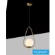 UNIVERSO Pendant light 1xG9 max.10w D210x400x1200mm IP20 Old gold 5 years