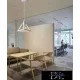 UNIVERSO Pendant light 1xE27 IP20 D145x1300mm white