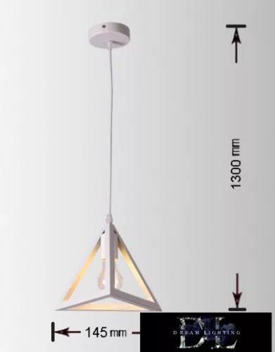 UNIVERSO Pendant light 1xE27 IP20 D145x1300mm white