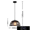 UNIVERSO Pendant E27 max.60w IP20 ∅360 black
