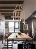 UNIVERSO Hemp rope chandelier 6xE27 max. 240V ∅600×1500mm black