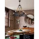 UNIVERSO Hemp rope chandelier 5xE14 IP20 D800x1250mm black