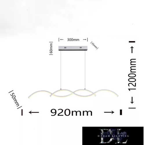 UNIVERSO Pendant LED 25w 2000lm 4000k 920mm IP20 white