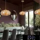 UNIVERSO Pendant light 10w 900lm 3000k 360° IP20 ∅280x150x1300mm amber