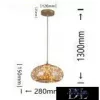 UNIVERSO Pendant light 10w 900lm 3000k 360° IP20 ∅280x150x1300mm amber