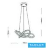 UNIVERSO Pendant LED 60w 4800lm CCT.kap ∅500mm IP20 white