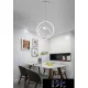 UNIVERSO Pendant light 53w 4240lm 6500k IP20 White D400x1200mm