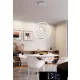 UNIVERSO Pendant light 53w 4240lm 4000k IP20 White D400x1200mm