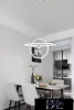 UNIVERSO Pendant light 70w 5600lm 6500k IP20 White D600x1500mm
