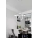 UNIVERSO Pendant light 70w 5600lm 6500k IP20 White D600x1500mm
