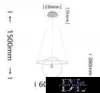 UNIVERSO Pendant light 70w 5600lm 4000k IP20 White D600x1500mm