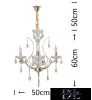 UNIVERSO Chandelier 3 arms 3xE14 Max.40W D50x110cm gold
