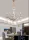 UNIVERSO Chandelier 5 arms 5xE14 Max.40W D50x110cm gold