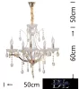 UNIVERSO Chandelier 5 arms 5xE14 Max.40W D50x110cm gold