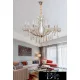 UNIVERSO Chandelier 8 arms 8xE14 Max.40W D72x110cm gold