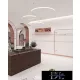UNIVERSO Pendant light 55w 4400lm 4000K IP20 White D600x1200mm