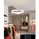 UNIVERSO Pendant light 38w 3040lm CCT D500x1200mm white